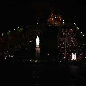Lourdes, Lichterprozession 