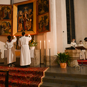 Osternacht-Feier in der Pfarrkirche Kirchdorf an der KremsFoto Haijes
