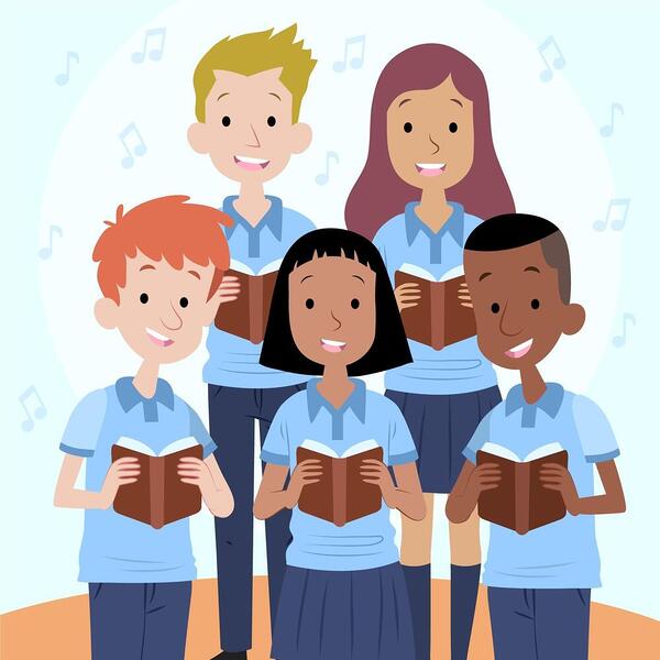 Der 'Kinderchor' / © Freepik Company S.L. - www.freepik.com Der 'Kinderchor'