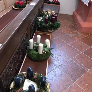 Adventkranzweihe in Burgkirchen