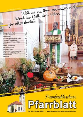 Pfarrblatt Sep./ Okt. 2022