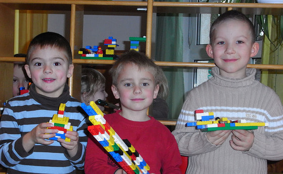Kinder im Kindergarten St. Florian am Inn