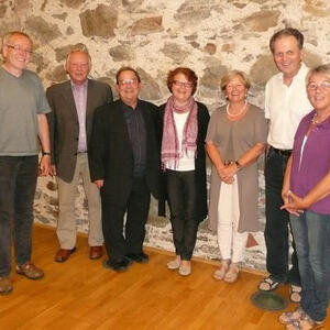 Die Mitglieder der Dekanatsleitung (v.l.n.r.): Albert Scalet, Erich Weichselbaumer, Rudolf Wolfsberger, Herta Gruber, Ursula Entholzer, Hans Hagn, Ingrid Mattle. Nicht auf dem Bild: Rupert Niedl