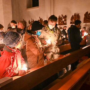 Osternacht-Feier in der Pfarrkirche Kirchdorf an der KremsFoto Haijes