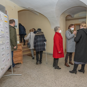 Eindrücke vom Tag des offenen Hauses zum Projekt 'Pfarrzentrum'