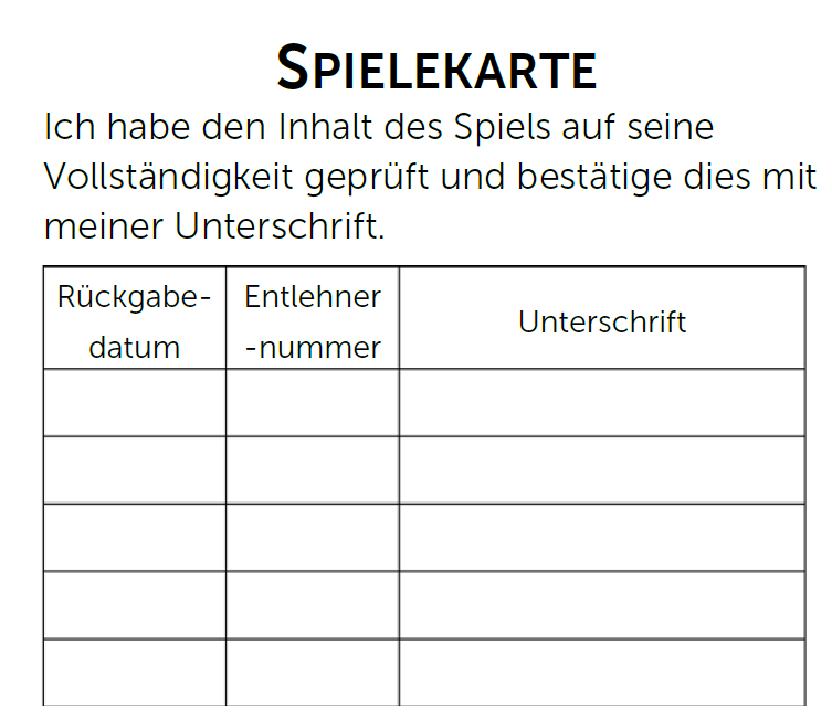 Spielekarte