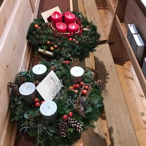 Adventkranzweihe in Burgkirchen